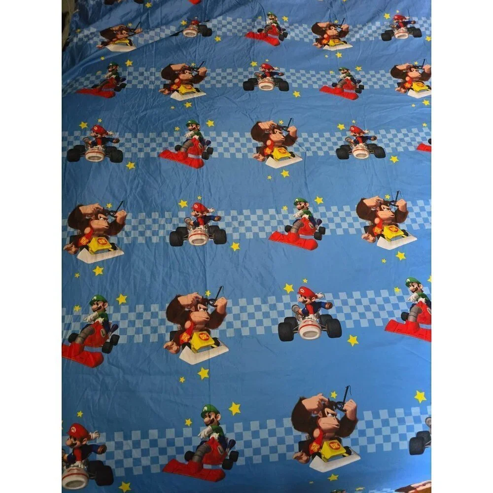 Vintage 2002 Nintendo Mario Kart DS Twin Sheet
